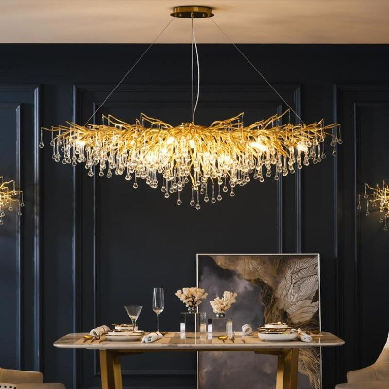 Marbella Modern Branch Crystal Chandelier