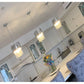Dante Silver Round Modern Crystal Pendant Light
