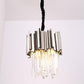 Dante Silver Round Modern Crystal Pendant Light