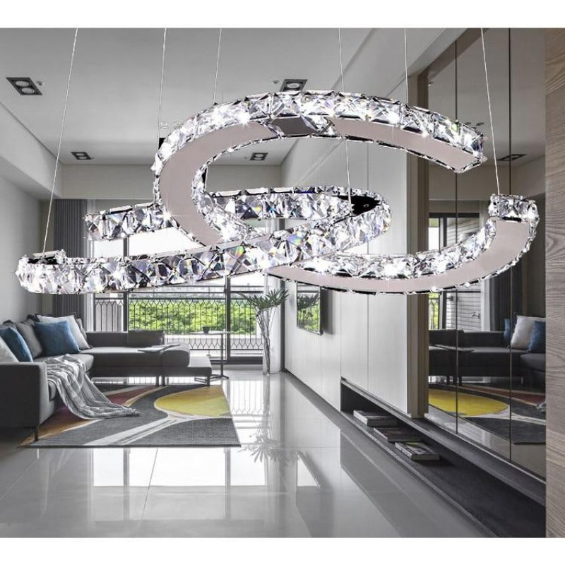 Marilyn Hollywood Style Crystal Pendant Chandelier