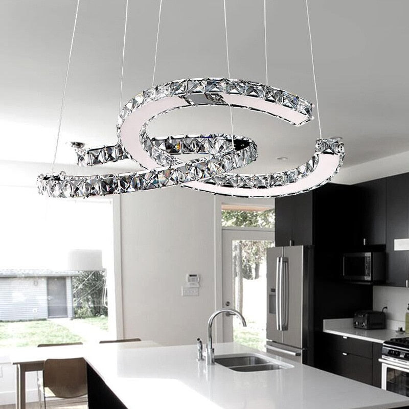 Marilyn Hollywood Style Crystal Pendant Chandelier