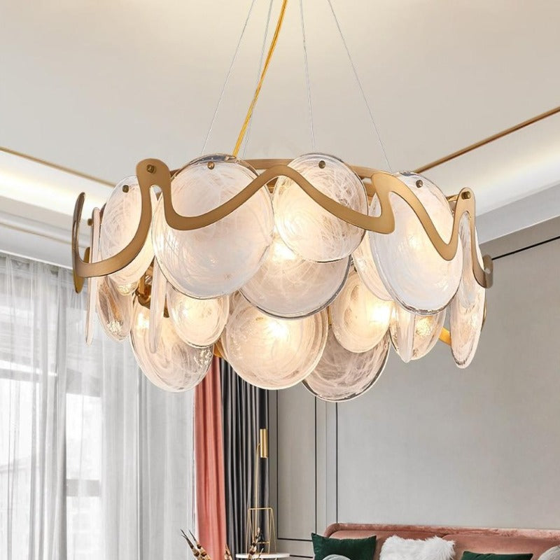 gold modern chandelier
