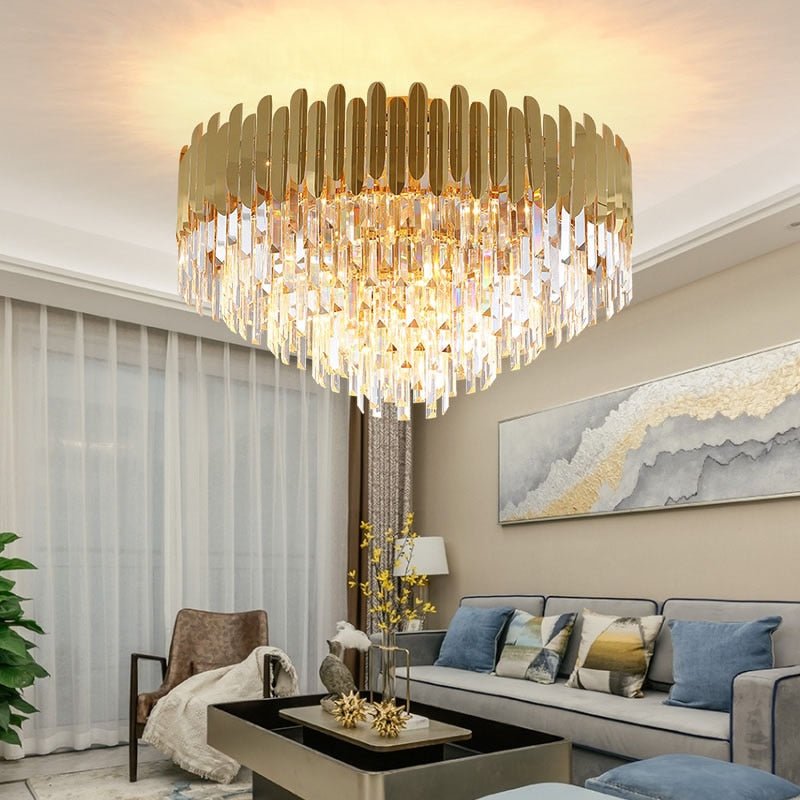 Deangelo II Gold Luxury Chandelier