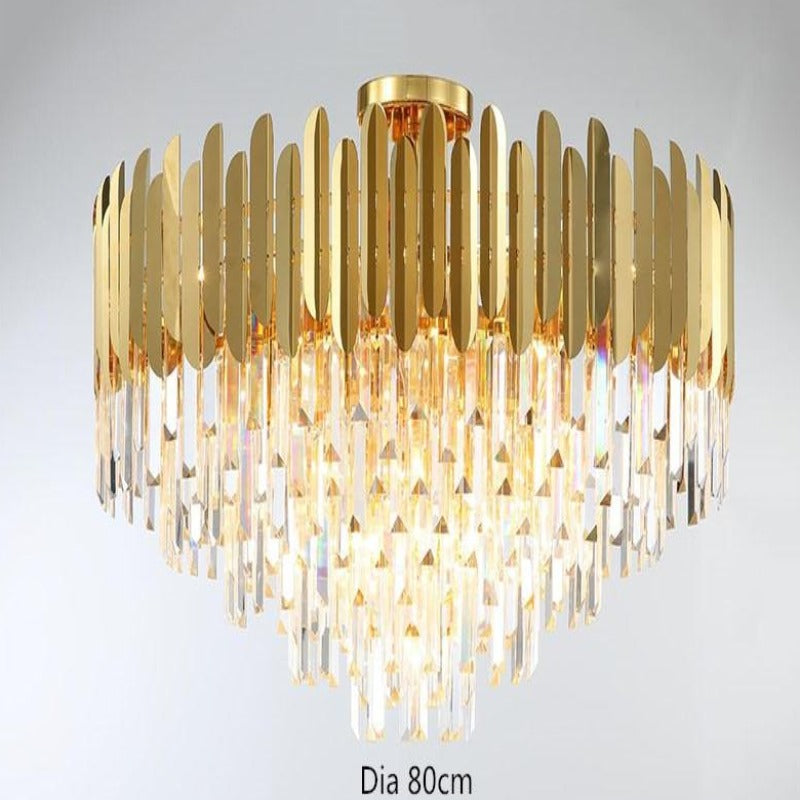 Deangelo II Gold Luxury Chandelier