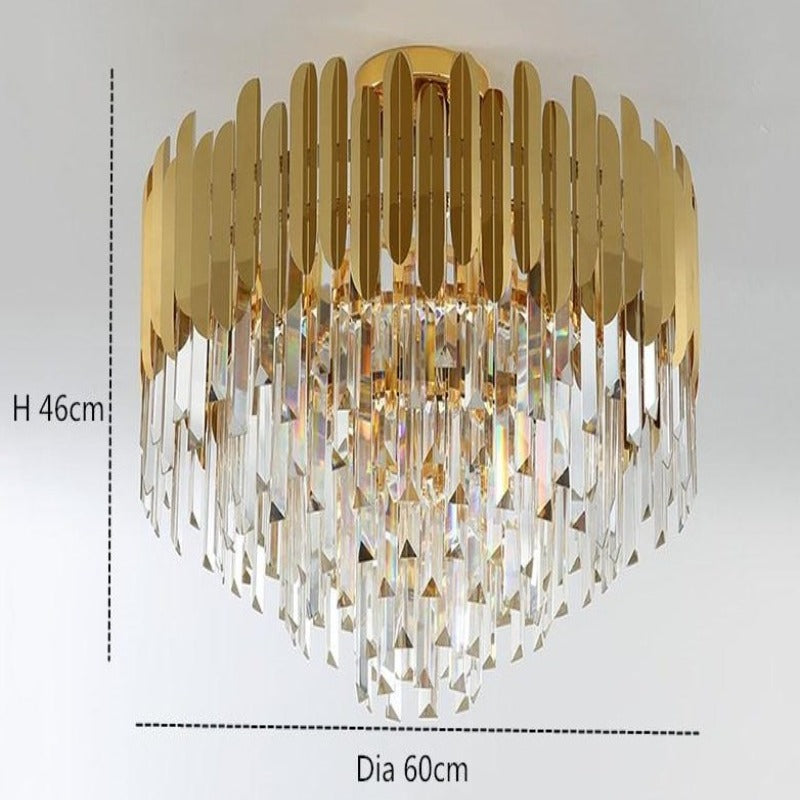 Deangelo II Gold Luxury Chandelier