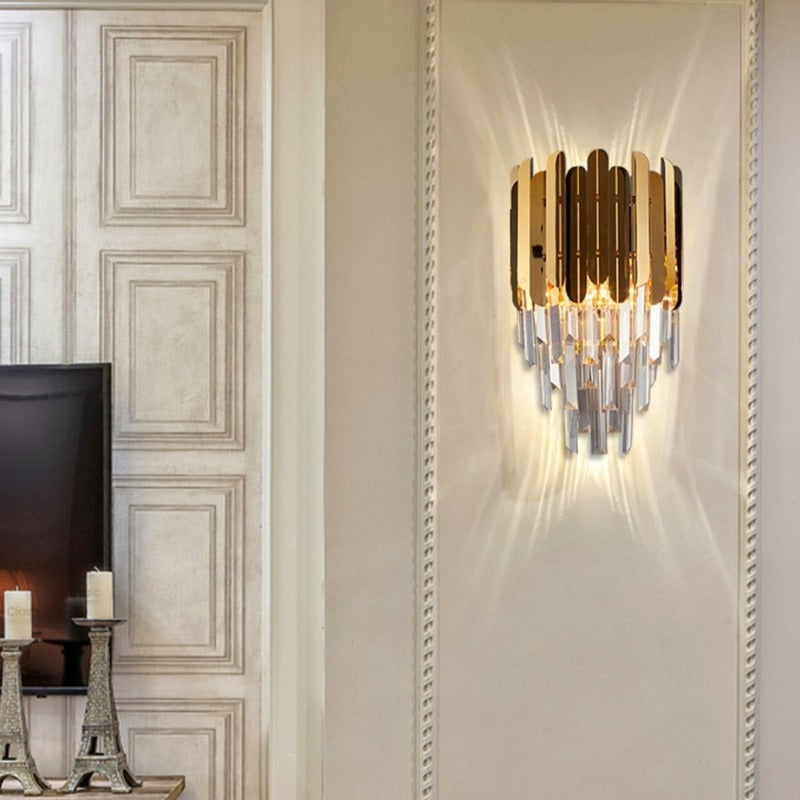 Deangelo Luxury Crystal Wall Sconce