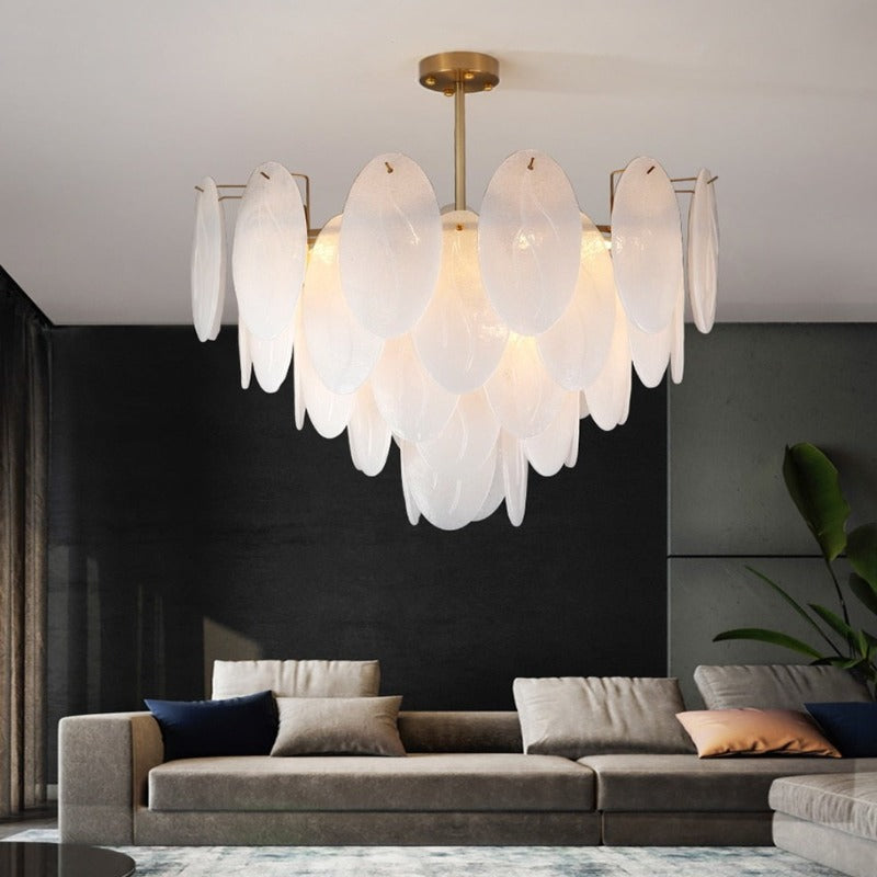 Caliste Frosted Chandelier