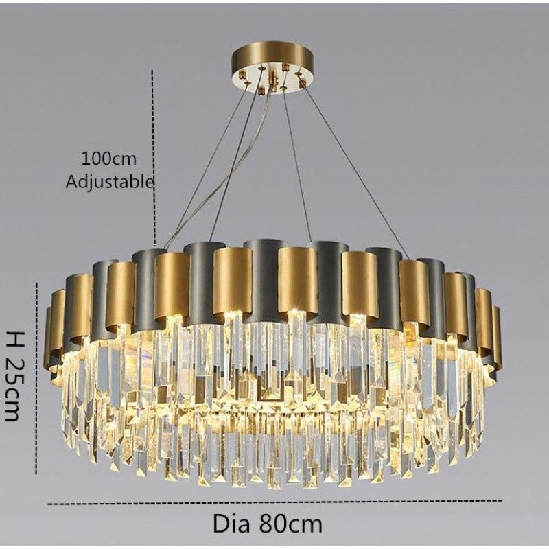 Candela II Crystal Chandelier