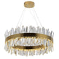 Milan Round Modern Crystal Chandelier