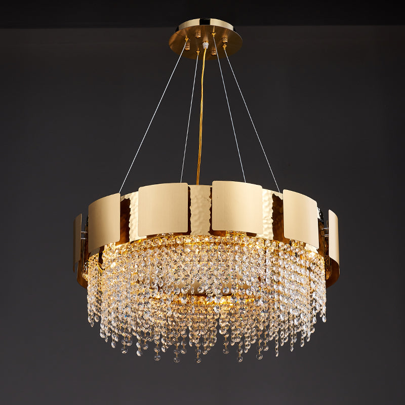 Calli Round Modern Crystal Chandelier