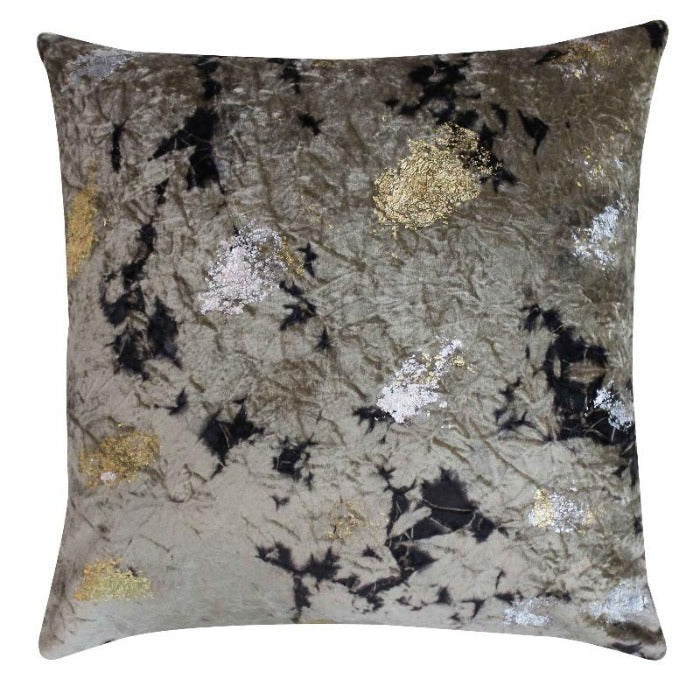 Raina Charcoal Velvet Pillow